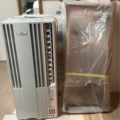 受け渡し予定者決定】窓用エアコン CW-A1612 コロナ リモコン・取付枠 