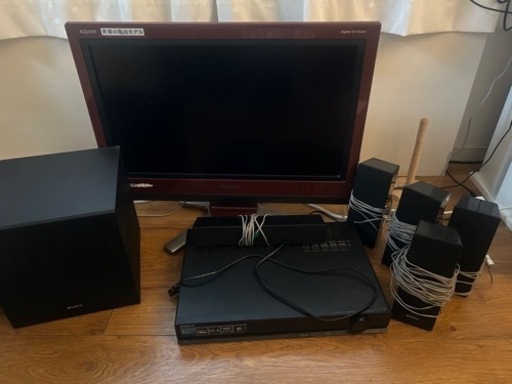 【値下げ中】スポーツ観戦の臨場感アップ！SONYホームシアターシステム