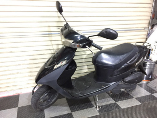 埼玉県深谷市 スズキ レッツ2 ⑨ CA1PA 原付 スクーター 50cc 通勤 通学 バイク 黒 [jog dio ディオ ジョグお探しの方などにも如何でしょうか