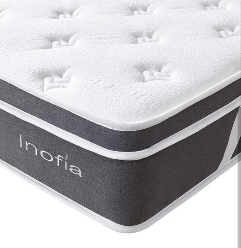 新品未開封〕4万円 セミダブルマットレスフレーム付き - ベッド 