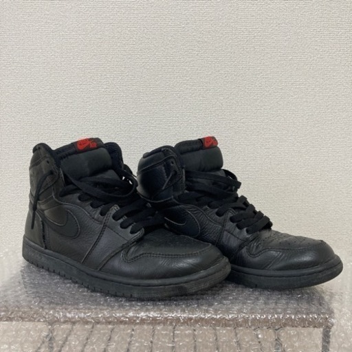 希少　エアジョーダン1 RETROHIGHOG BLACK 26cm