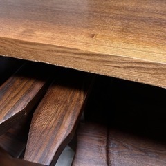 【受付終了】ニトリ　ダイニングテーブルセット　天然木