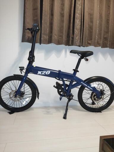 ほぼ未使用電動アシスト自転車X20
