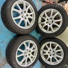17インチ PCD114.3 5H ヨコハマ アイスガード バリ山
