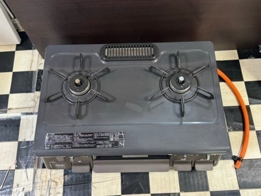 【リサイクルサービス八光】2022年製　パロマ ガステーブル (LPガス) 右強火 IC-S806BM-2R