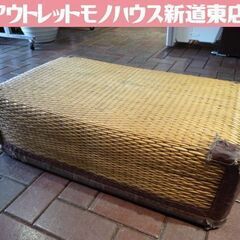 おまとめページ 古道具 名札入れ付き 柳行李 麻枠 小道具 時代屋
