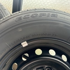 ハイエース　新車外し　純正タイヤ、ホイール