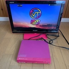 SHARP AQUOS19インチ&DVDプレイヤー