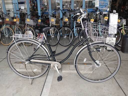 【完売御礼】【大人用】整備済 サカイサイクル 27型内装3段ギア 中古自転車 シティ軽快車 マットブラック\u003c自転車のオオムラ 静岡店\u003e