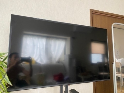 【未使用】グリーンハウス 4K/HDR対応50V型ベゼルレス液晶テレビ GH−TV50FGE−BK/グリーンハウス