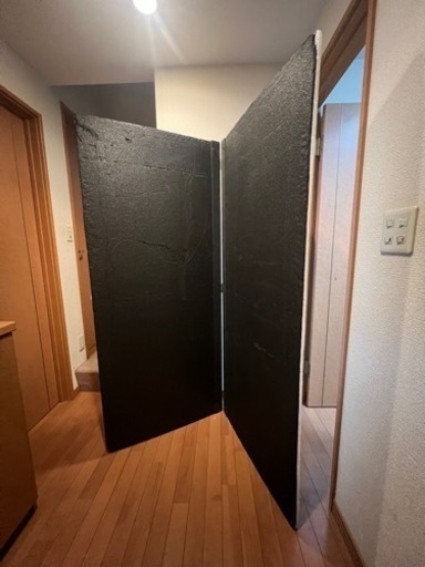 写真•ムービー撮影に　白黒カポック（180cm x 約73cm x 2面）