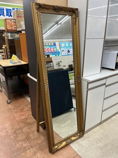 お洒落ミラースタンドミラー 姿見鏡 ヨーロピアン アンティークstyle935