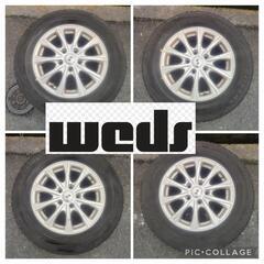 15㌅アルミホイール(weds JOKER)と15㌅スタッドレスタイヤ(BRIDGESTONE BLIZZAK VRX)の4本セット