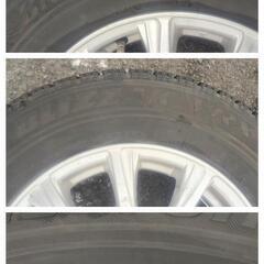 15㌅アルミホイール(weds JOKER)と15㌅スタッドレスタイヤ(BRIDGESTONE BLIZZAK VRX)の4本セット