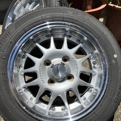 13インチ タイヤ アルミホイール セット