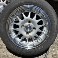 13インチ タイヤ アルミホイール セット