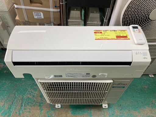 K05403　富士通　2020年製　中古エアコン　主に10畳用　冷房能力2.8kw/暖房能力3.6kw