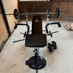 BODY DESIGN マルチプレスベンチ 100キロセット ダンベル バーベル ベンチ 腹筋 筋トレ トレーニング