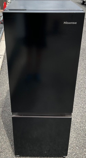 【RKGRE-357】特価！ハイセンス/Hisense/162L 2ドア冷凍冷蔵庫/HR-D15FB/中古品/2022年製/当社より近隣無料配達！