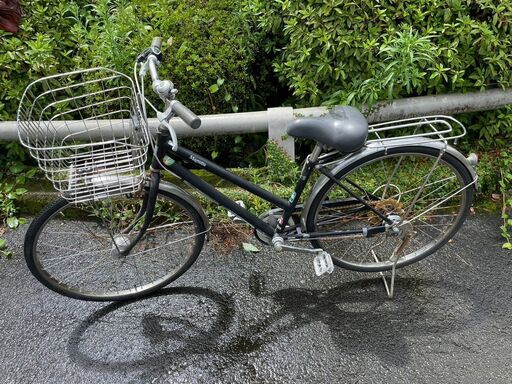自転車　No.1480　グレー　26インチ　Magnifas　6段切替　【リサイクルショップどりーむ鹿大前店】