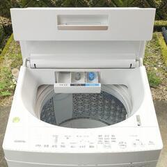 送料設置無料☆東芝『大容量8kg 風乾燥 2018年 AW-8D6』中古品 全自動洗濯機 定価129,800円 