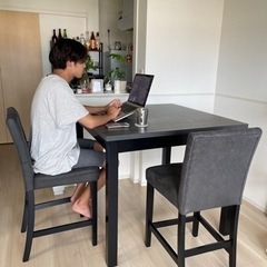 
元値¥160000美品✨高級ダイニングテーブル　椅子セット