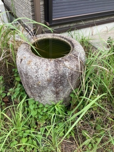 水バチ 庭石 引取り限定