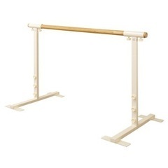 一人用　高さ切替式バースタンドセット　バニラ　１．５ｍ　塗装品（４５ｍｍ）