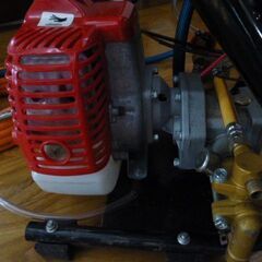 エンジン動噴 ほぼ新品 軽量 26CC混合エンジン搭載