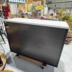 ★キッチンカウンターボード★ ロータイプ H975 キャビネット レンジボード 鏡面仕上げ ブルモーション機能 