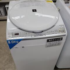 J7136 6ヶ月保証付き！　SHARP　シャープ　8.0kg洗濯機　ES-TX8C-W　2019年製 動作確認　クリーニング済み　【リユースのサカイ柏店】 J7136 6ヶ月保証付き！ SHARP シャープ 8.0kg洗濯機 ES-TX8C-W 2019年