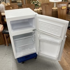 S270 ⭐ YAMAZEN 2ドア冷蔵庫（86L 右開き）21年製 YFR-D91 ⭐動作確認済 ⭐クリーニング済 S270 ⭐ YAMAZEN 2ドア冷蔵庫（86L 右開き）21年製 YFR-D91 ⭐動作