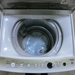 ハイアール　2022年製　6.0㎏洗濯機　JW-C60DGK 【モノ市場東海店】155