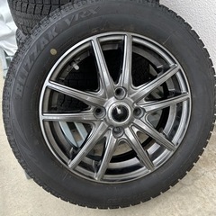 155/65R14 スタッドレスタイヤ　ホイール付き　NBOX