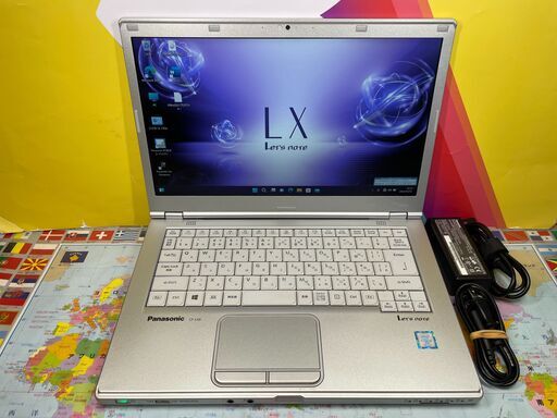 JC0626 美品 パナソニック CF-LX6 DVDマルチ レッツノート Office Win11 大画面　軽量