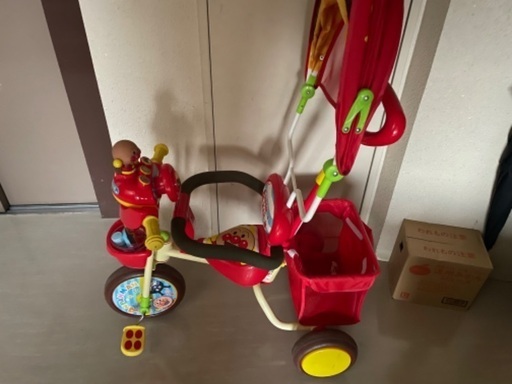 アンパンマン　三輪車　(動作確認済)