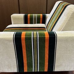 モケット シングルソファー 一人掛け 北欧 ミッドセンチュリー レトロ ローソファー 昭和