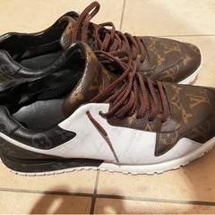 A17856 ルイヴィトン ランナウェイライン スエードスニーカー 6.5 ルイヴィトン LOUISVUITTON ランナウェイスニーカー