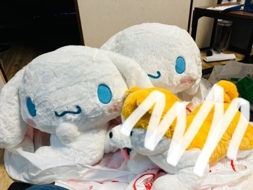 シナモロール  超超BIGぬいぐるみ  ふりむき