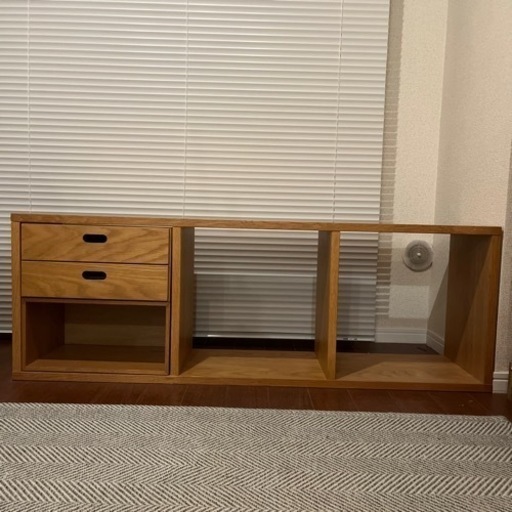 無印良品スタッキングシェルフ(オーク材)