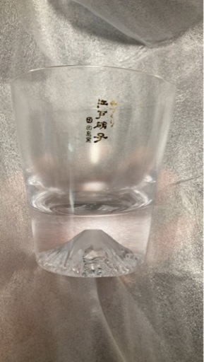 江戸切子　富士山ロックグラス