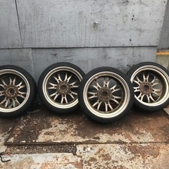 アルファード外し!! 19インチアルミホイール&タイヤセット!!                   