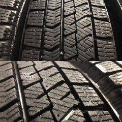 【BS BLIZZAK VRX2 155/65R14】スタッドレス【LEBEN 14インチ 4.5J4HPCD100+45】22年製 バリ溝 タント ルークス ウェイク等　(KTO076)