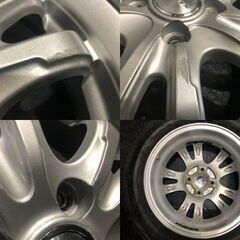 【BS BLIZZAK VRX2 155/65R14】スタッドレス【LEBEN 14インチ 4.5J4HPCD100+45】22年製 バリ溝 タント ルークス ウェイク等　(KTO076)