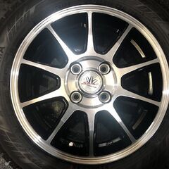 タイヤ走行短め【YOKOHAMA iG60 165/65R14】スタッドレス【LOXARNY 
