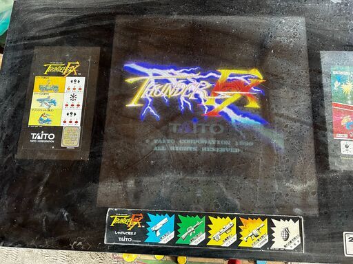 ♪タイトー ゲーム機筐体 サンダーフォックス 通電確認‼鍵無しのため動作確認出来ず‼