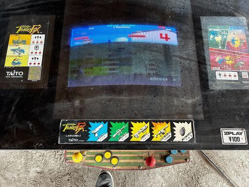 大幅値下げ‼タイトー ゲーム機筐体 サンダーフォックス 通電確認‼鍵無しのため動作確認出来ず‼ ♪タイトー ゲーム機筐体 サンダーフォックス 通電確認‼鍵無しのため動作