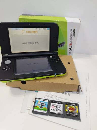 ニンテンドー New 3DS LL (RED-001) ソフト3本おまけ！