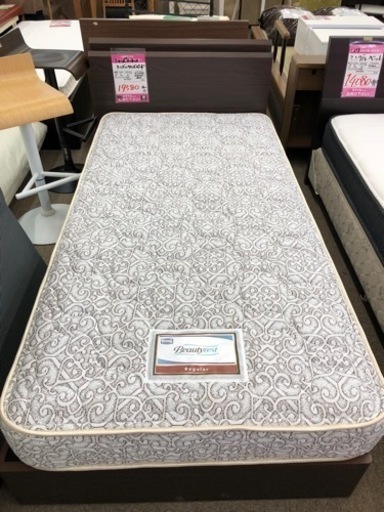 【店頭受け渡し】（244）シモンズマットレス　シングルベッド　中古品