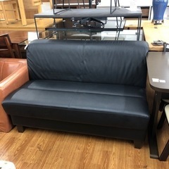2人掛けソファー ブラック 169 【取りに来れる方限定！】